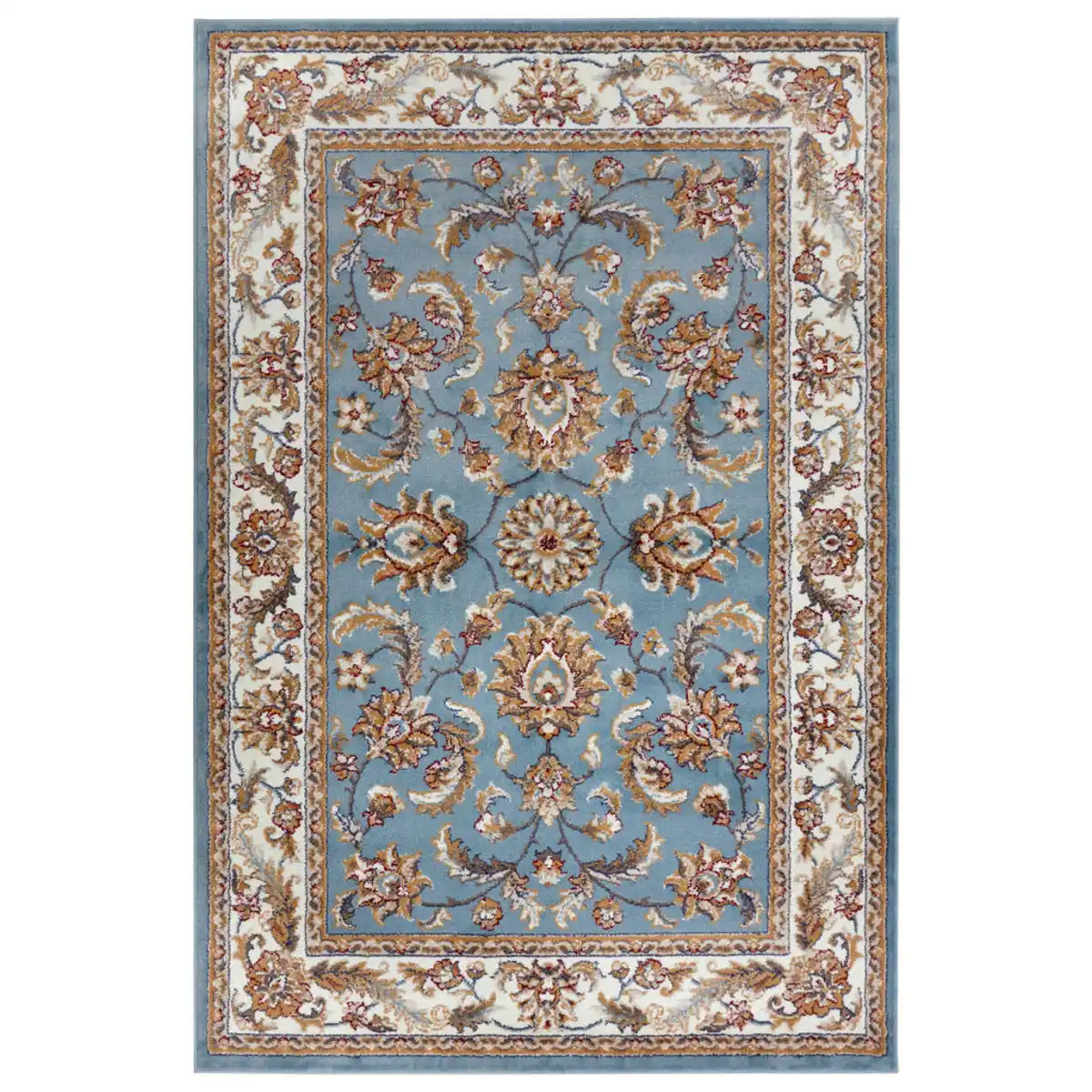 Bild 1 von Hanse Home Flachwebeteppich Luxor, Mintgrün, Creme, Kunststoff, orientalisch, rechteckig, 160x235 cm, Oeko-Tex® Standard 100, für Fußbodenheizung geeignet, in verschiedenen Größen erhältlich,