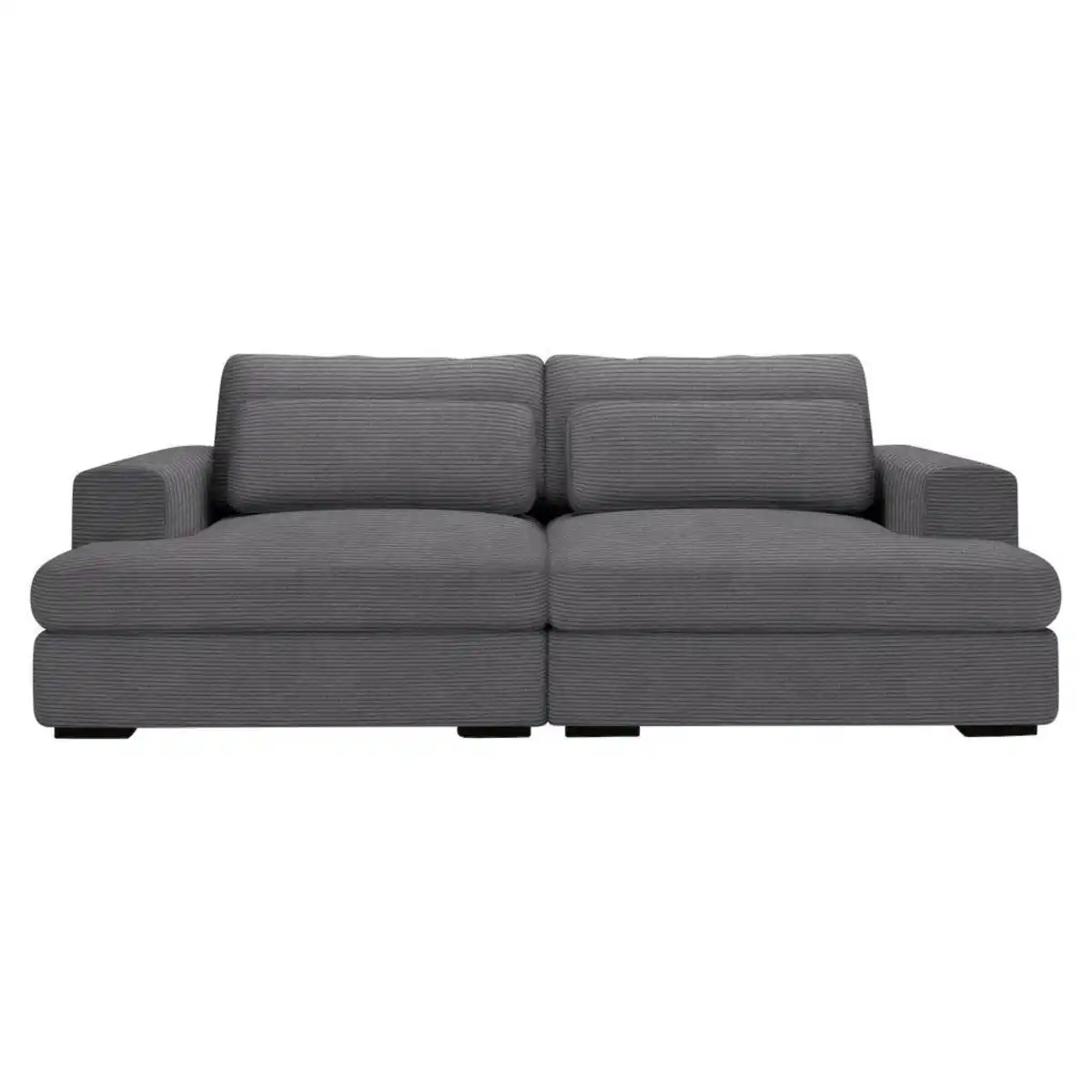 Bild 1 von Lomoco Bigsofa, Grau, Textil, 2-3-Sitzer, Füllung: Schaumstoff, 223x80x158 cm, Stoffauswahl, Wohnzimmer, Sofas & Couches, Sofas, Bigsofas