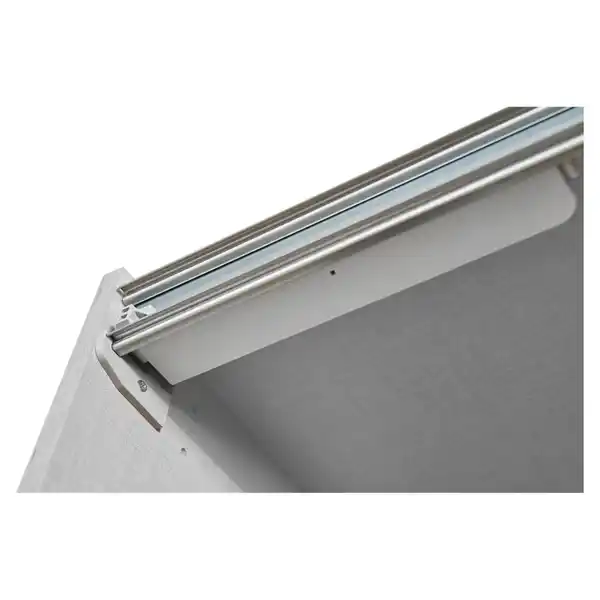 Bild 1 von home24 Türdämpfer, Silber, Metall, Kunststoff, 2-teilig, 27x1.5x5 cm, Blauer Engel, Goldenes M, Made in Germany, Zubehör