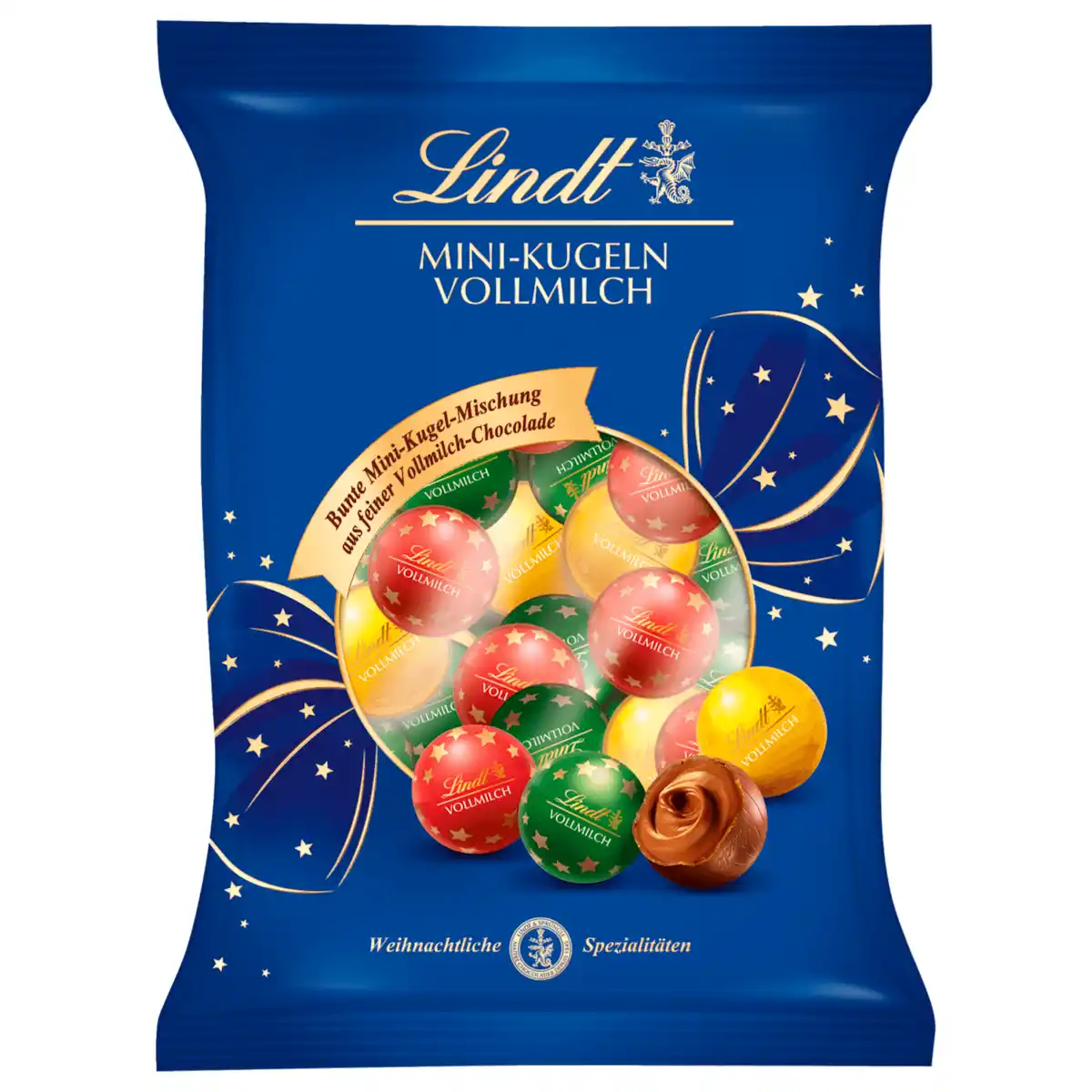 Bild 1 von Lindt Mini Alpenvollmilch Kugeln Weihnachten 100g