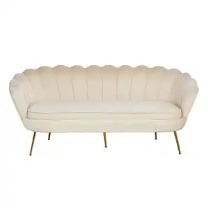 Livetastic 3-Sitzer-Sofa, Beige, Textil, 180x78x76 cm, Wohnzimmer, Sofas & Couches, Sofas, 3-Sitzer Sofas