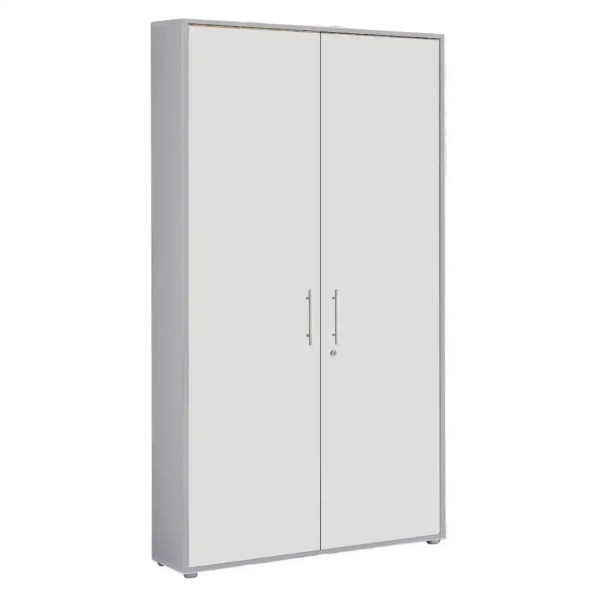 Bild 1 von Mid.you Aktenschrank, Grau, Weiß, Holzwerkstoff, 4 Fächer, 84.4x185.6x33 cm, Made in Germany, erweiterbar, in verschiedenen Größen erhältlich, abschließbar, Arbeitszimmer, Aktenschränke