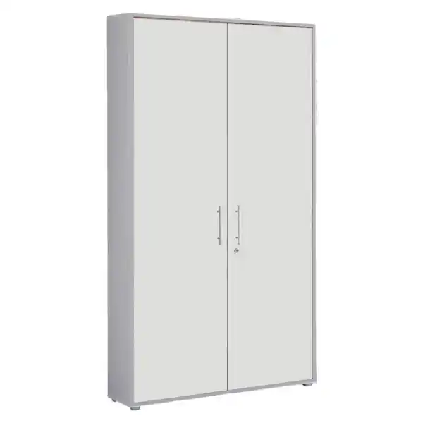 Bild 1 von Mid.you Aktenschrank, Grau, Weiß, Holzwerkstoff, 4 Fächer, 84.4x185.6x33 cm, Made in Germany, erweiterbar, in verschiedenen Größen erhältlich, abschließbar, Arbeitszimmer, Aktenschränke