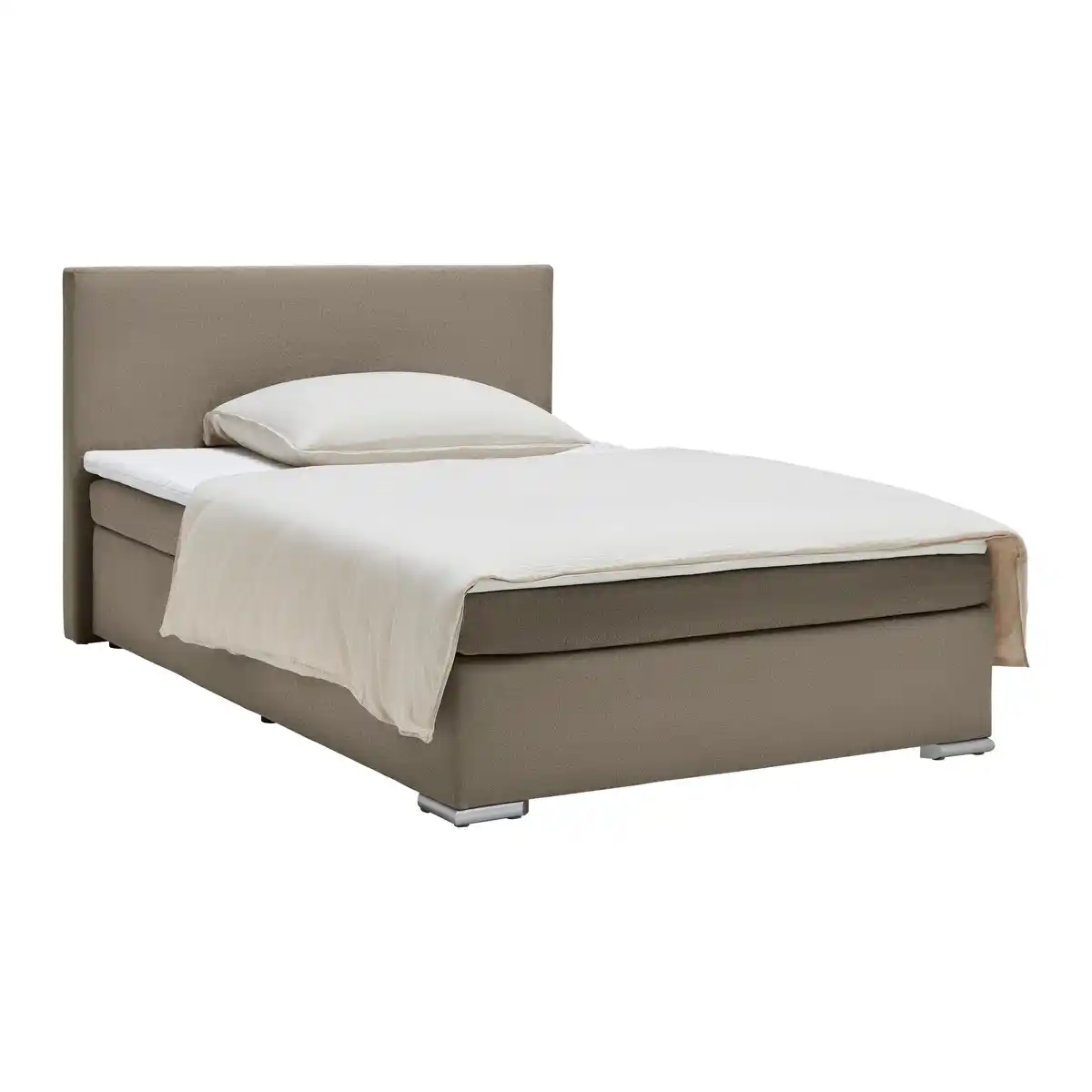 Bild 1 von Boxspringbett Mira 2 Taupe ca. 120x200cm, Taupe