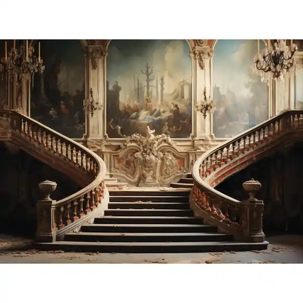 Bild 1 von Euroart Leinwandbild, Mehrfarbig, Holz, Papier, Kiefer, rechteckig, 135x100x3 cm, Keilrahmen, Bilder und Zubehör, Wandbilder, Leinwandbilder