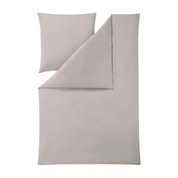 Bild 1 von Estella Bettwäsche Atelier, Silber, Textil, Uni, 200x220 cm, Textiles Vertrauen - Oeko-Tex®, Schlaftextilien, Bettwäsche, Bettwäsche