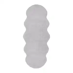 Kunstfell Nico 2 in Grau ca. 60x150cm, Grau