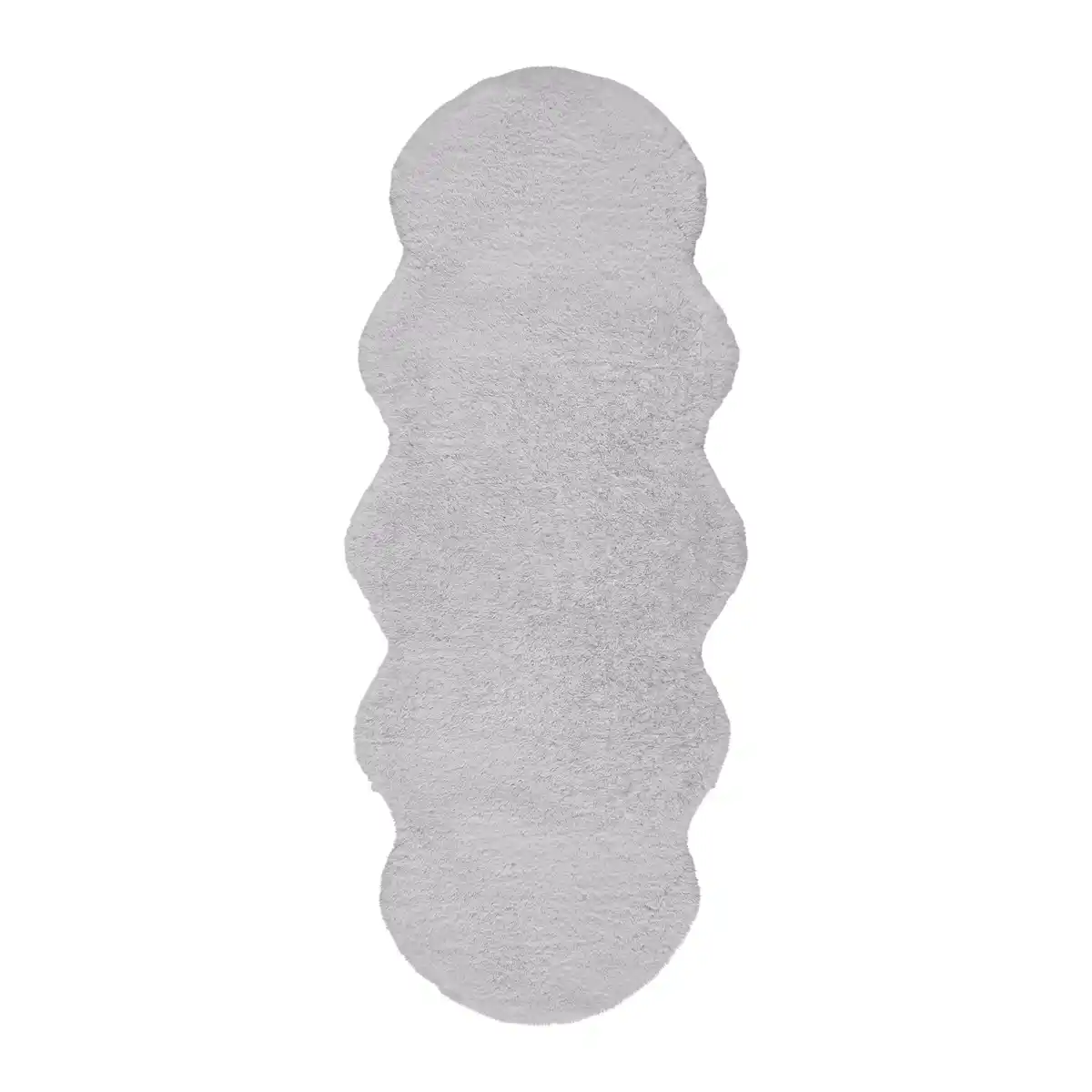 Bild 1 von Kunstfell Nico 2 in Grau ca. 60x150cm, Grau