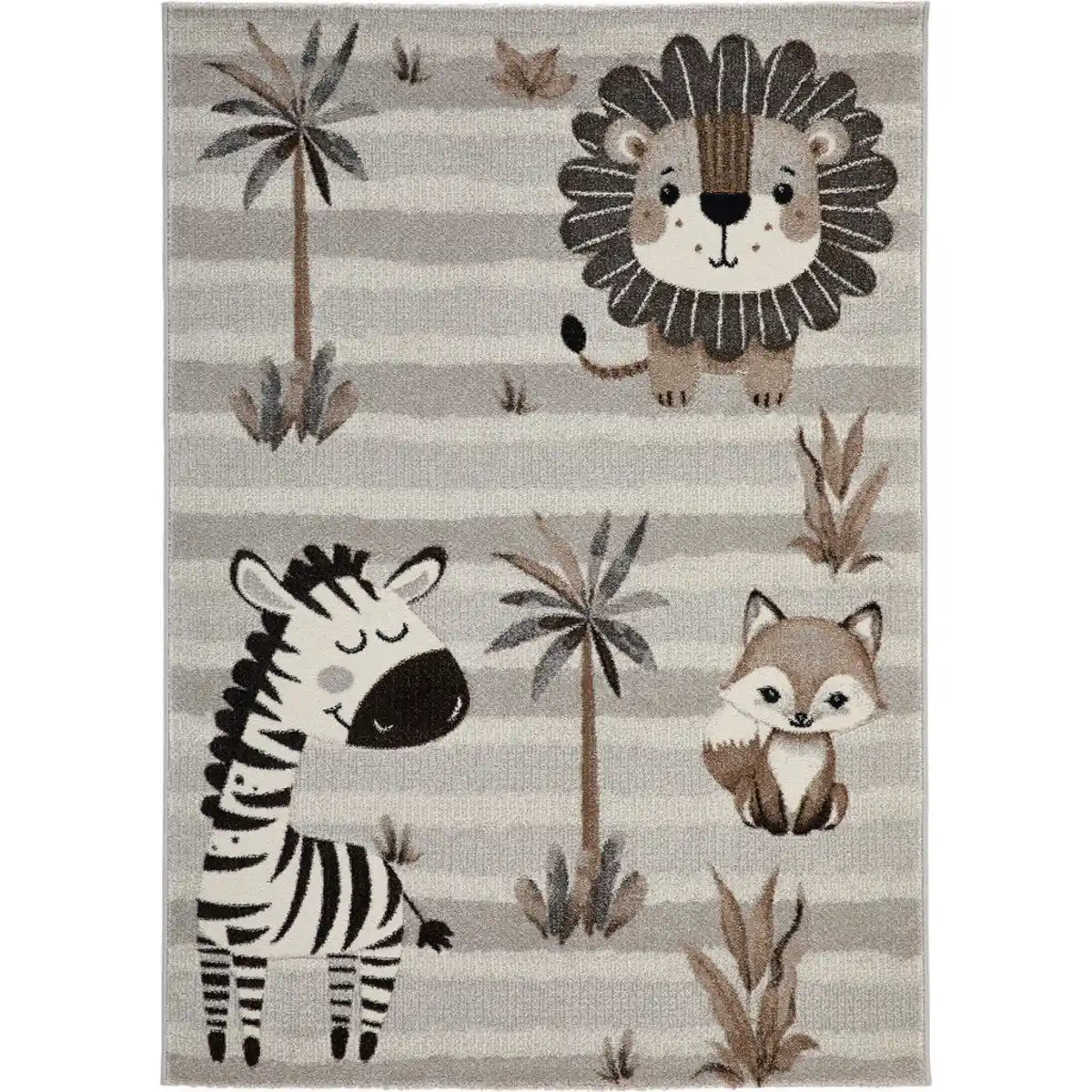 Bild 1 von Ben'n'jen Kinderteppich, Grau, Textil, Tier, rechteckig, 80x150 cm, ISO 9001, Bsci, Oeko-Tex® Standard 100, Made in Turkey, für Fußbodenheizung geeignet, in verschiedenen Größen erhältlich, pfl