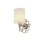 Bild 1 von Wandleuchte Anna Creme/Goldfarben max. 40 Watt Wandlampe, Creme, Goldfarben