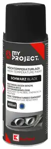 MY PROJECT® Hochtemperaturlack Schwarz matt, 400-ml-Dose
