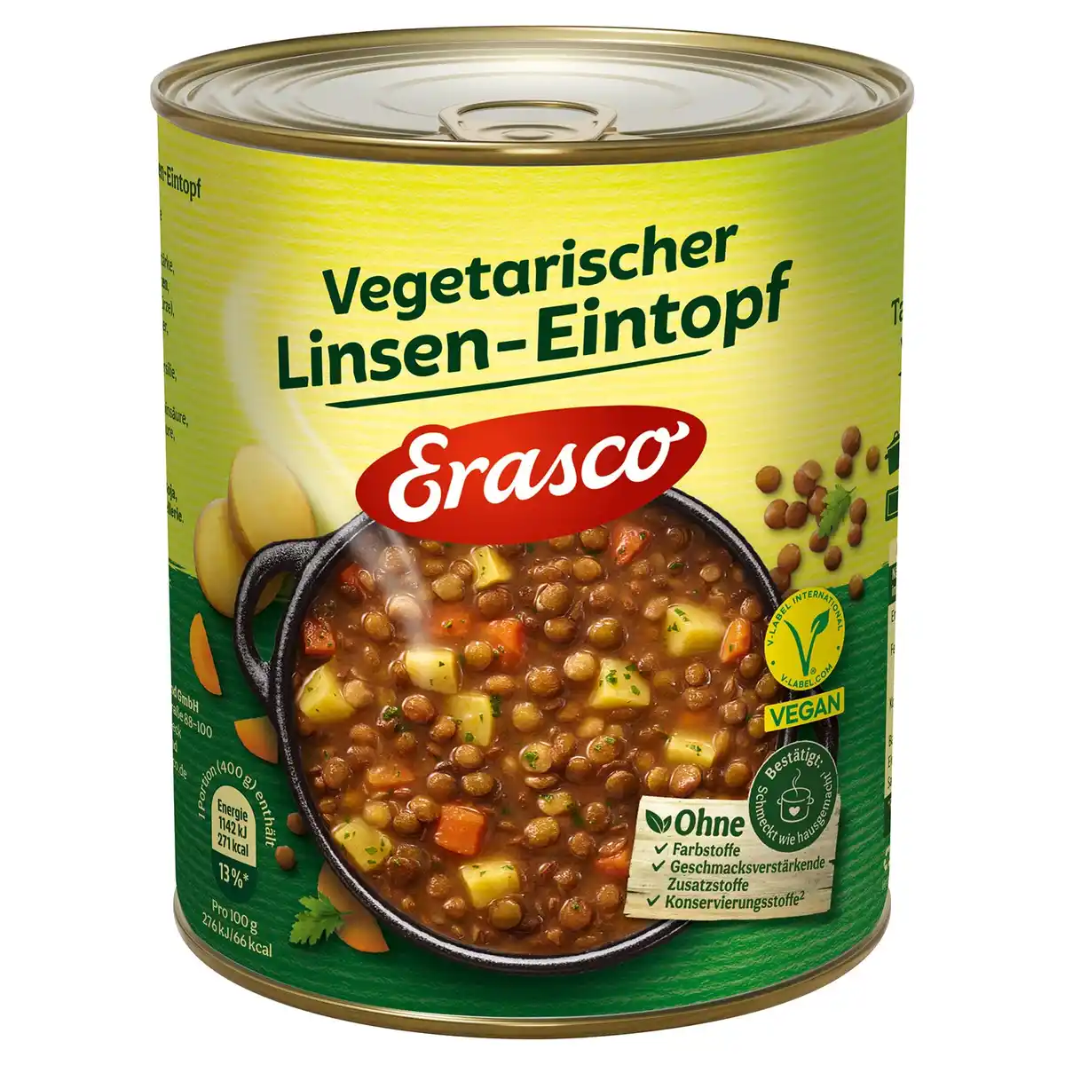 Bild 1 von ERASCO Eintöpfe 800 g, vegetarische Linse