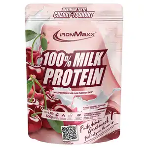 IRONMAXX 100 % Milk Protein Pulver 500 g, Cherry Yoghurt