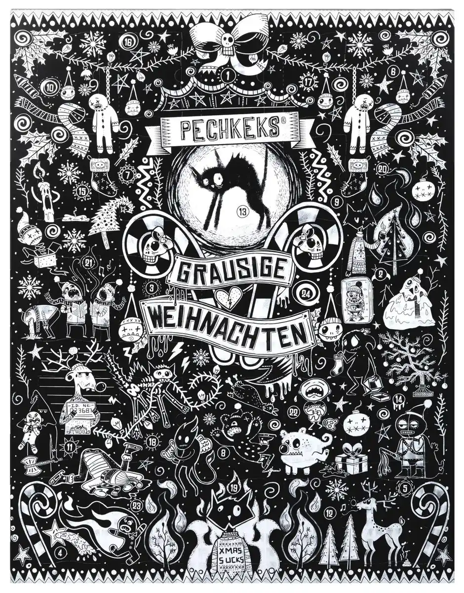 Bild 1 von PECHKEKS Grausige Weihnachten Anti-Adventskalender, 144-g-Packg.
