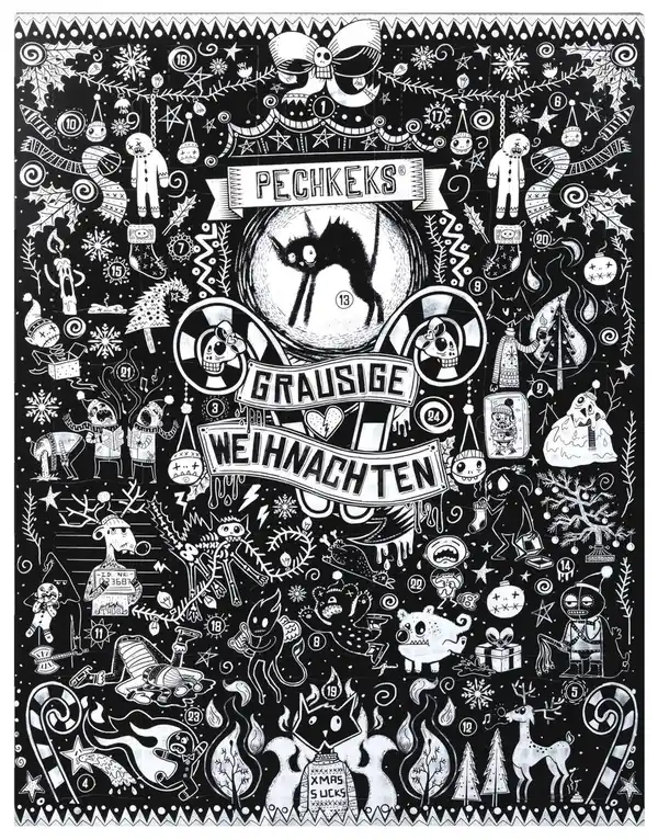 Bild 1 von PECHKEKS Grausige Weihnachten Anti-Adventskalender, 144-g-Packg.