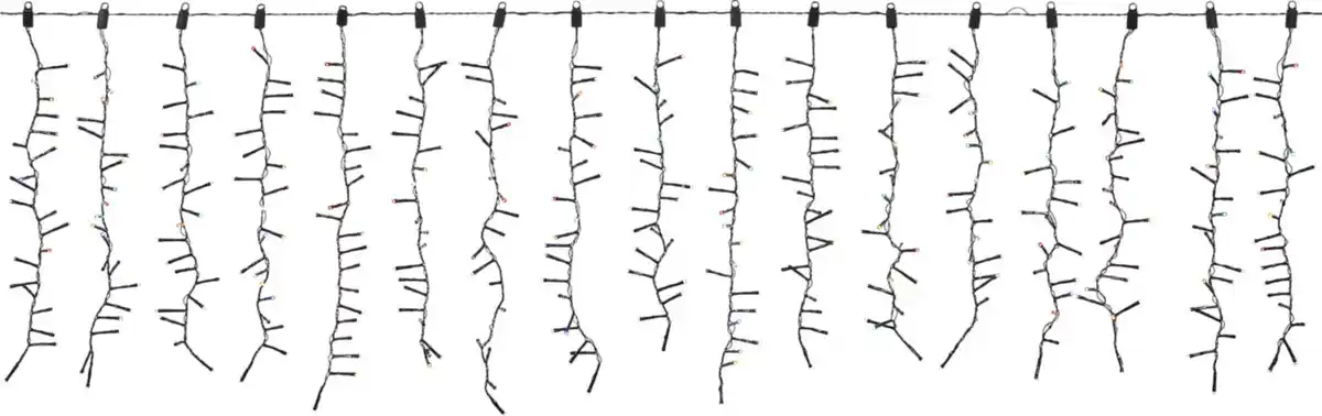 Bild 2 von LIV&BO® LED-Lichtervorhang mit 440 farbigen LEDs