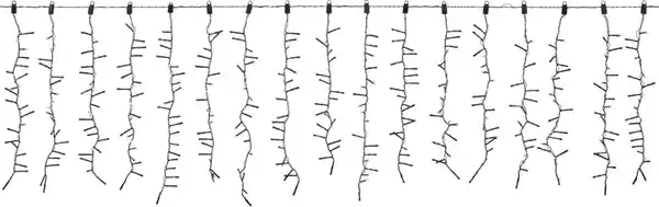 Bild 2 von LIV&BO® LED-Lichtervorhang mit 440 farbigen LEDs
