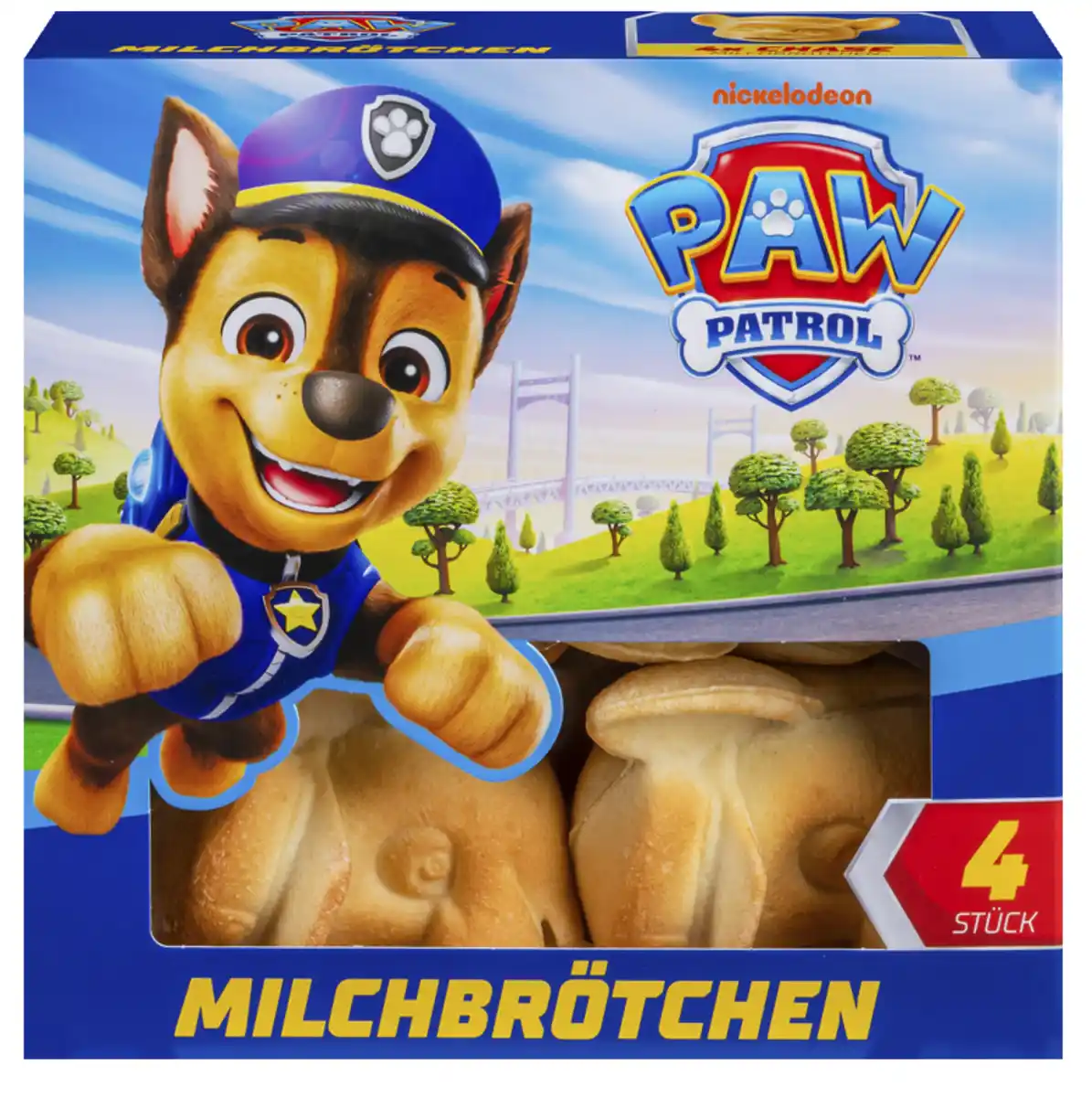 Bild 1 von »PAW Patrol«-Milchbrötchen, 4 St. = 180-g-Packg.