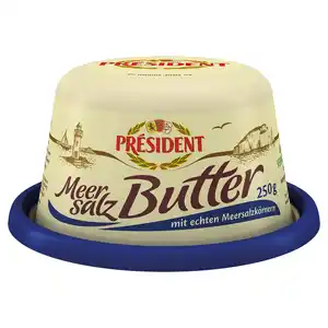 PRESIDENT Meersalzbutter 250 g