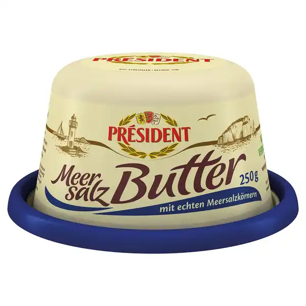 Bild 1 von PRESIDENT Meersalzbutter 250 g