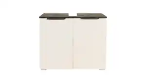 Waschbeckenunterschrank beige - Marmoroptik 70 cm - PROMESSA