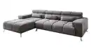 Bild 1 von Ecksofa grau ausziehbar - Sitztiefenverstellung 285 cm - OT links - SPEED