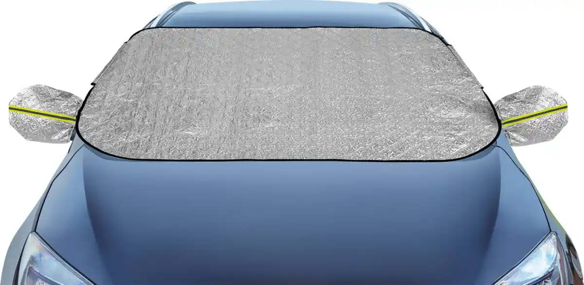 Bild 2 von MY PROJECT® Thermo-Scheibenschutz mit Spiegelabdeckungen