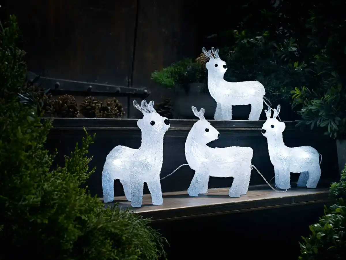 Bild 3 von LIV&BO® LED-Deko-Figuren »Rentiere«