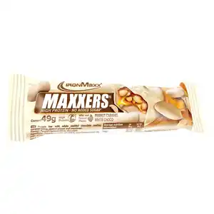 IRONMAXX Maxxers Protein Riegel 49 g, White Peanut Caramel