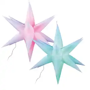 LIV&BO® LED-Weihnachtsstern selbstaufblasend