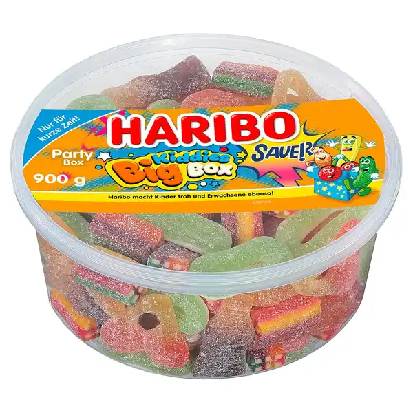 Bild 1 von HARIBO Kiddies Big Box 900 g, Kiddies Sauer