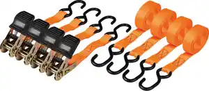 MY PROJECT® Ratschenspanngurte-Set, 4-St.-Packg.