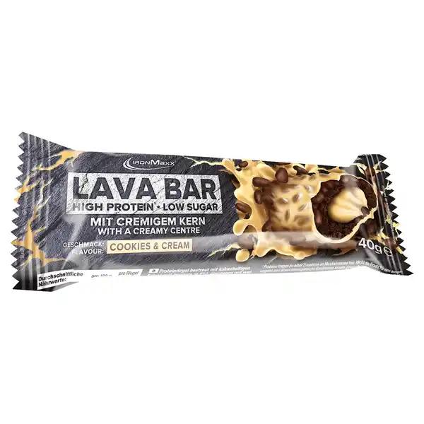 Bild 1 von IRONMAXX Lava Bar 40 g, Cookies & Cream