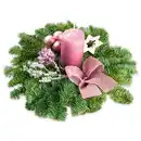 Bild 2 von Adventsgesteck mit einer Kerze