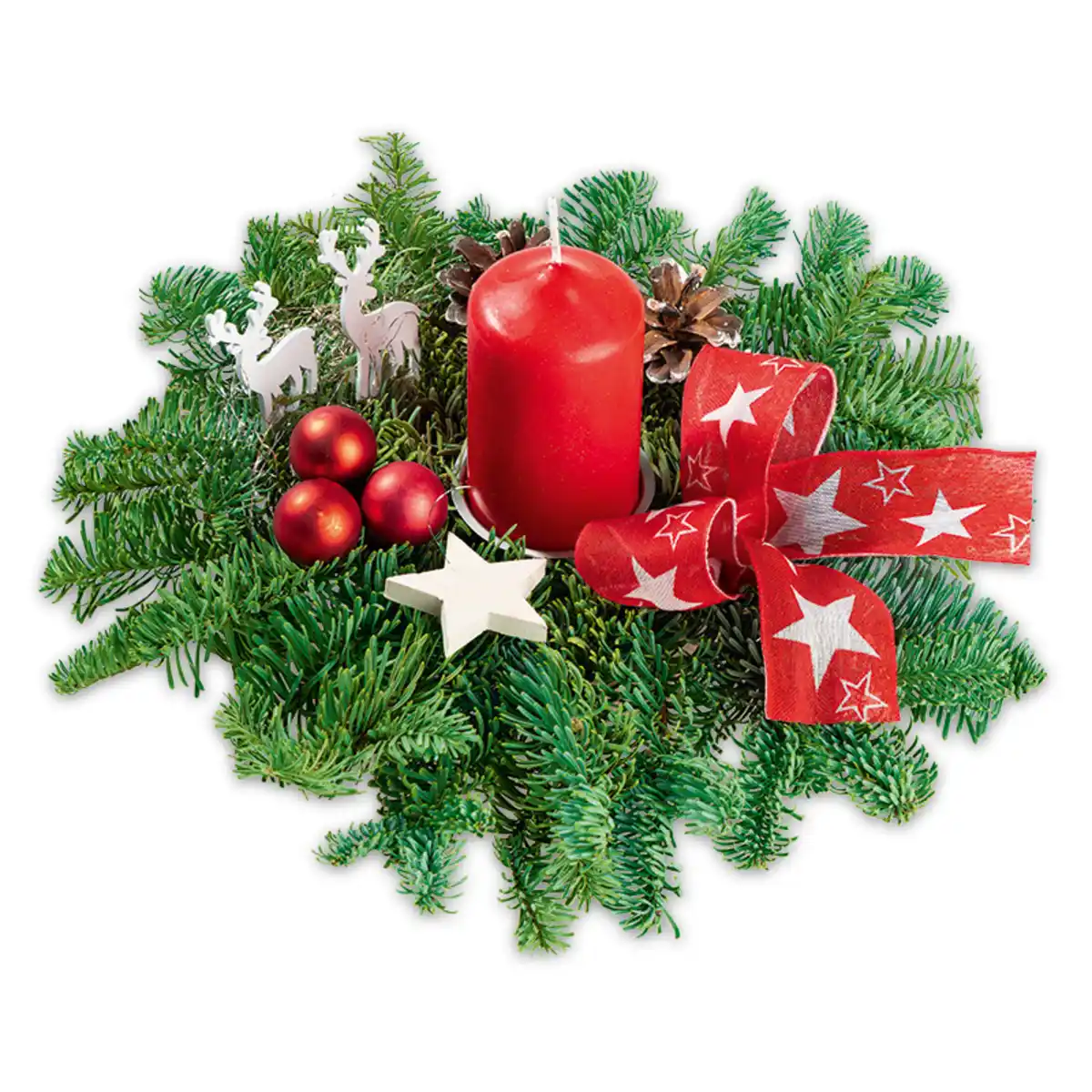 Bild 3 von Adventsgesteck mit einer Kerze