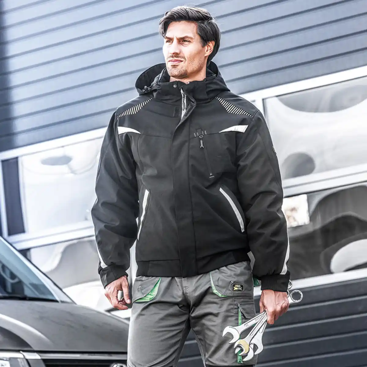 Bild 2 von Toptex Pro Softshell-Arbeits-Winterjacke