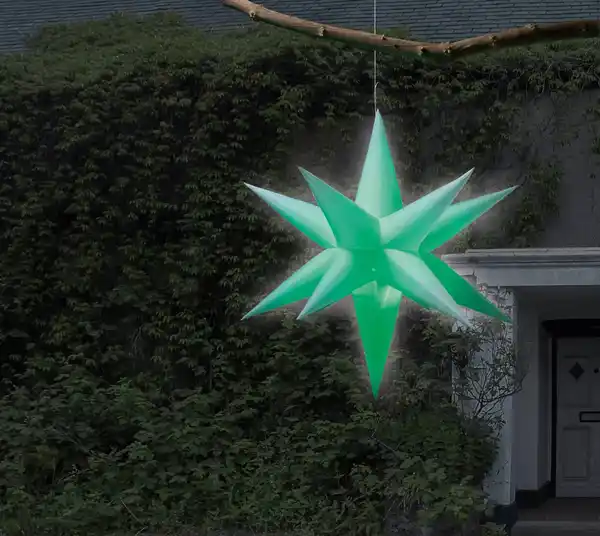 Bild 2 von LIV&BO® LED-Weihnachtsstern selbstaufblasend