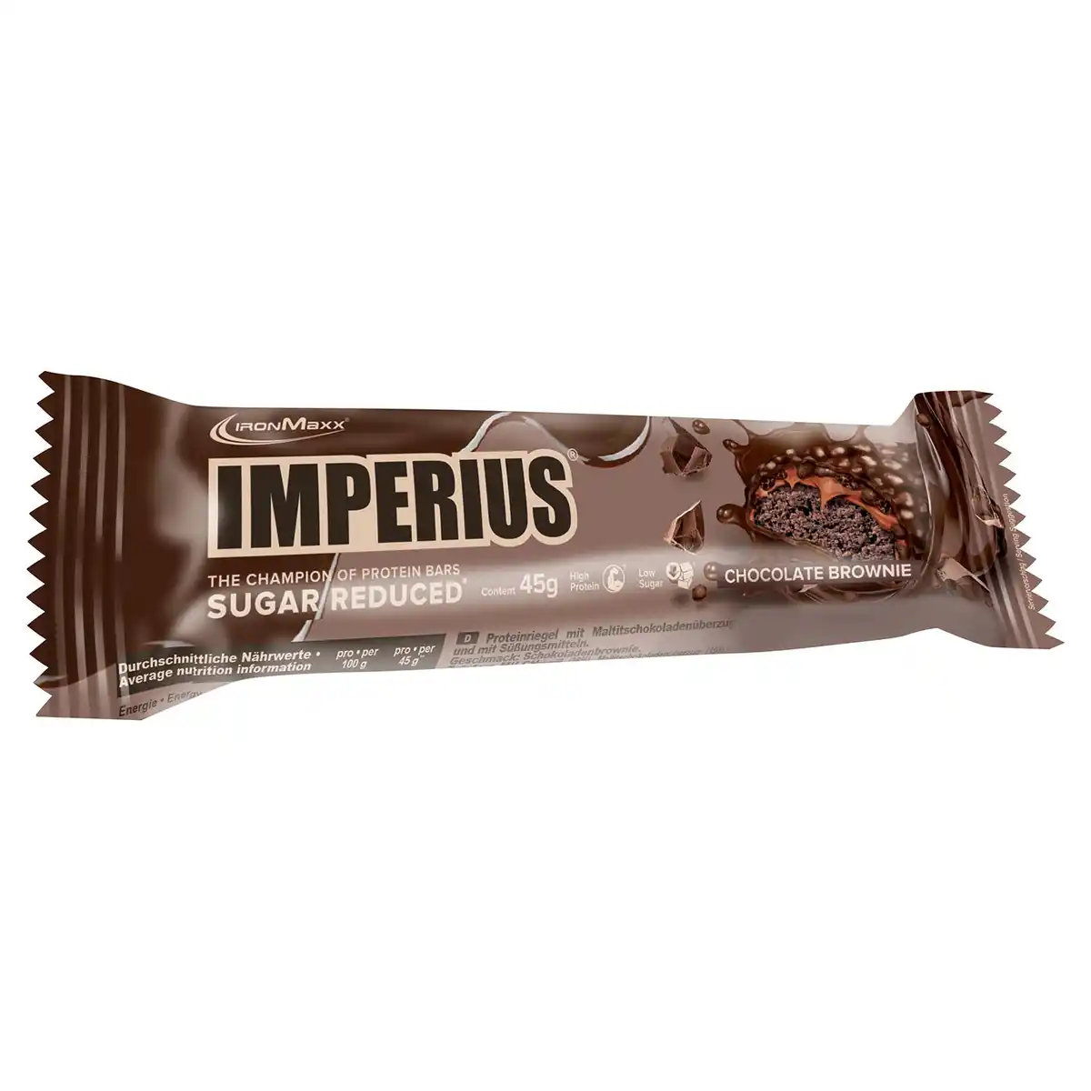 Bild 1 von IRONMAXX Imperius Protein Riegel 45 g, Choc Brownie
