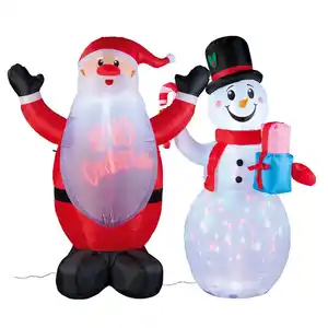 LIV&BO® LED-Weihnachtsfigur selbstaufblasend