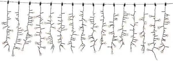 Bild 2 von LIV&BO® LED-Lichtervorhang mit 440 warmweißen LEDs