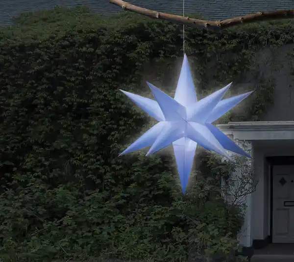 Bild 3 von LIV&BO® LED-Weihnachtsstern selbstaufblasend