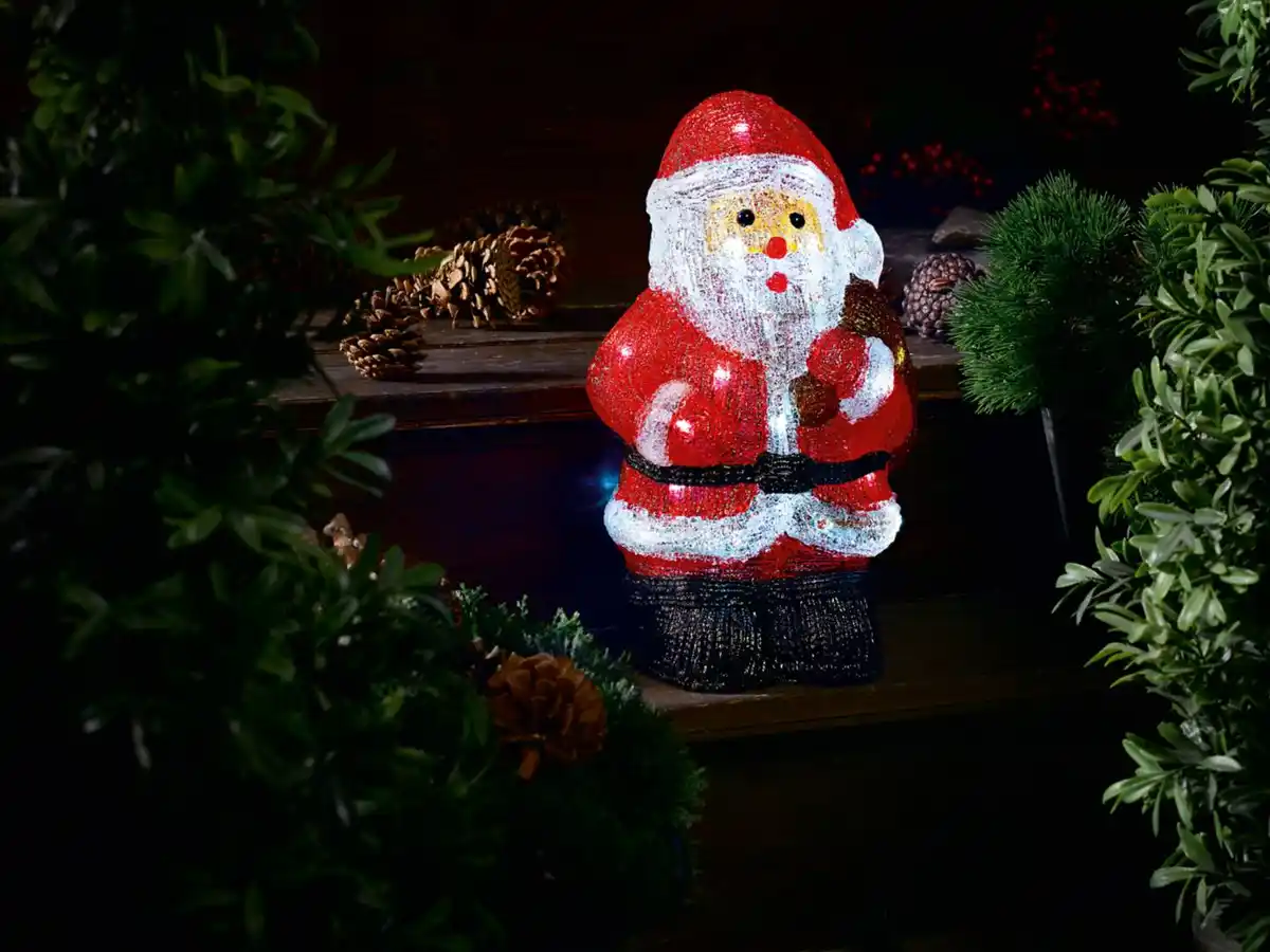 Bild 3 von LIV&BO® LED-Deko-Figur »Weihnachtsmann«