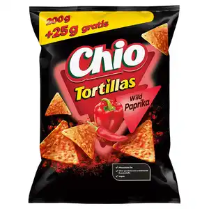 CHIO Tortillas XXL 225 g, Wilde Paprika