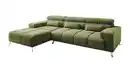Bild 1 von Ecksofa grün ausziehbar - Sitztiefenverstellung 285 cm - OT links - SPEED
