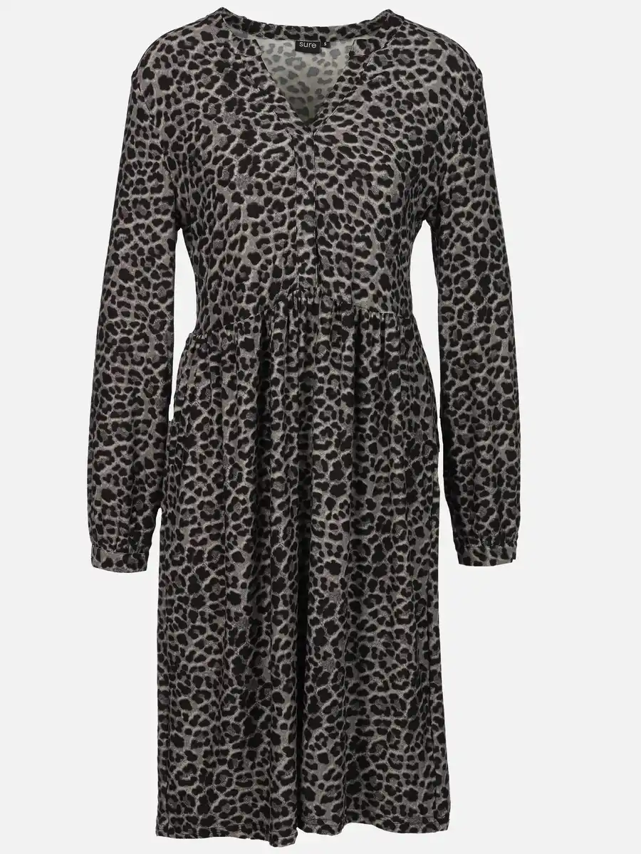 Bild 1 von Damen Kleid im Leoprint Bunt