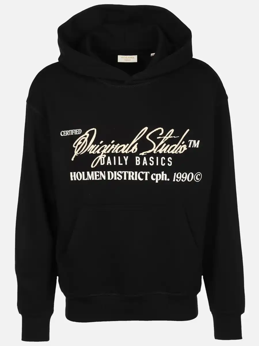 Bild 1 von Jack & Jones JORBEDFORD TYPO SWEAT Hoodie Schwarz