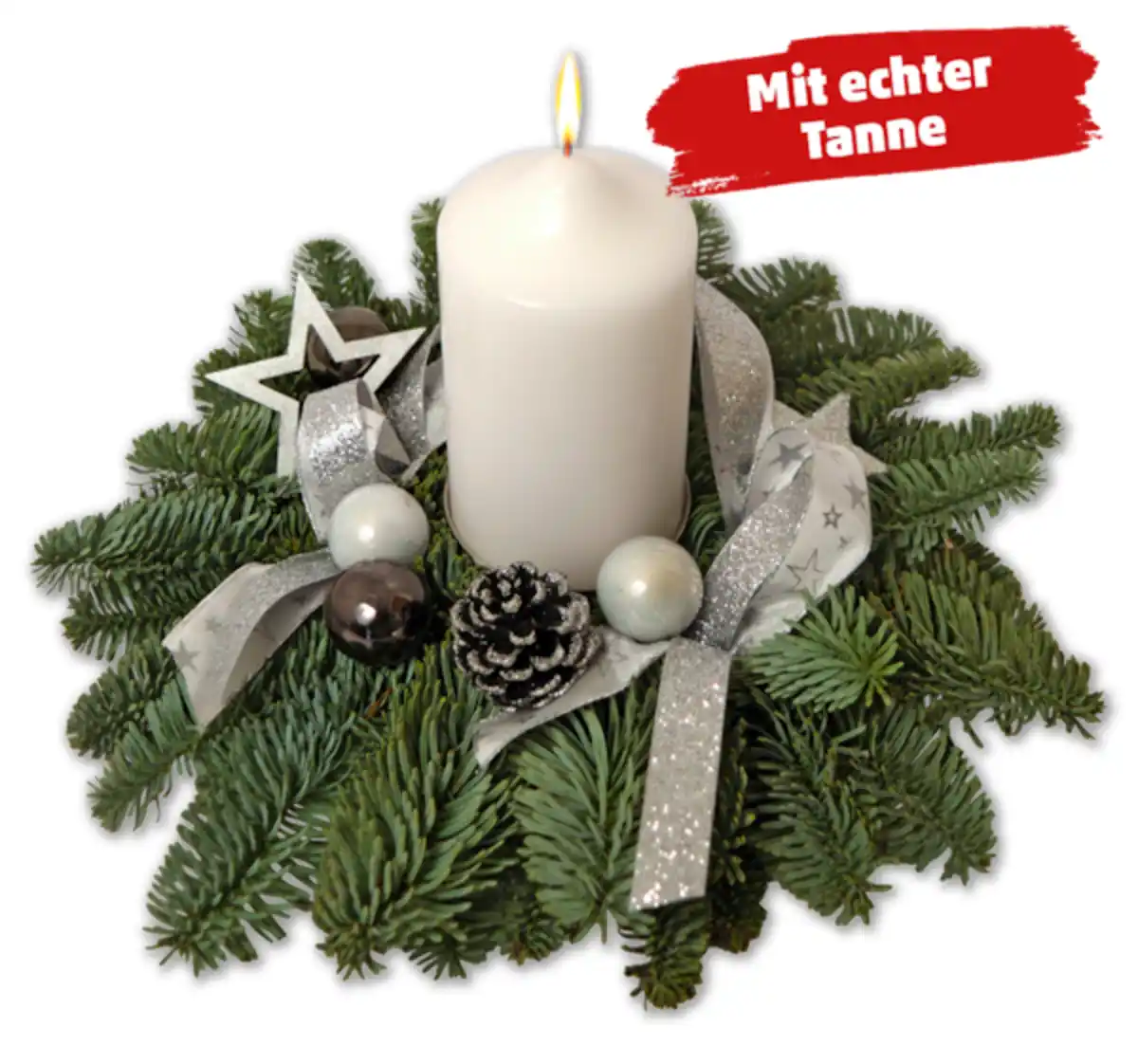 Bild 1 von Adventsgesteck mit Kerze*