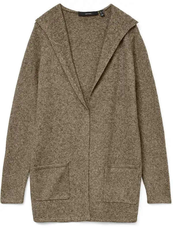 Bild 1 von Vero Moda VMDOFFY LS OPEN HOOD Longcardigan Braun
