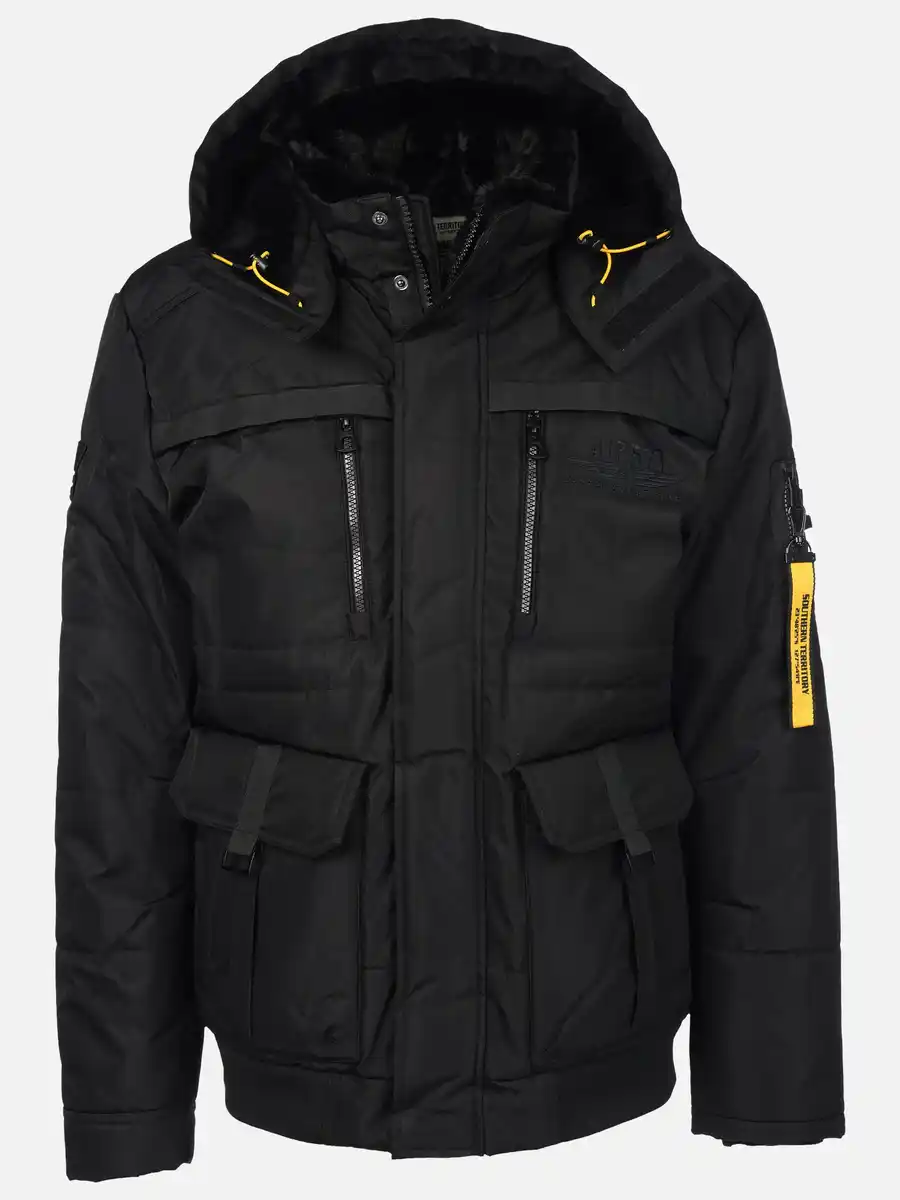 Bild 1 von Herren Blouson mit vielen Details Schwarz