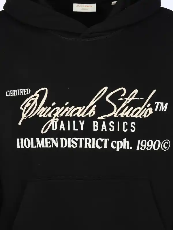 Bild 3 von Jack & Jones JORBEDFORD TYPO SWEAT Hoodie Schwarz